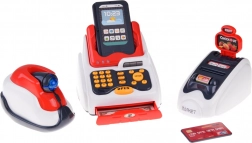 Set pentru copii: casă de marcat cu terminal și scanner