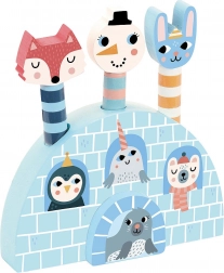 Joc din lemn animăluțe Islanda