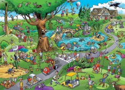 Puzzle DoodleTown: Golf Tipic 1000 piese