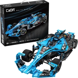 Set de construcție CaDA mașină de curse 60 cm – Electric Super Racing Car, albastru, 1667 piese