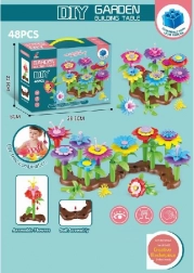 set de construcție floricele DIY 48 piese
