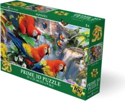 Puzzle 3D papagali 100 piese