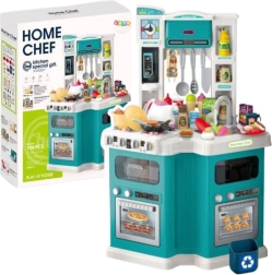 Bucătărie mare pentru copii Home Chef cu sunete și lumini, 109 accesorii