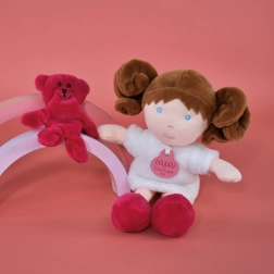 Păpușă Miss Blanche de la Doudou Jolijou 21 cm