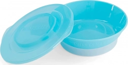 Twistshake bol albastru cu capac și antiderapant