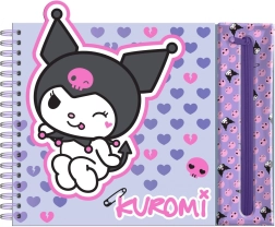 Set creativ Kuromi Hello Kitty cu creioane colorate