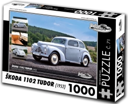 Puzzle Retro Mașini Škoda 1102 Tudor 1952 1000 piese
