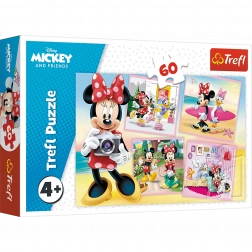 puzzle 60 piese disney minnie – drăgălașa minnie