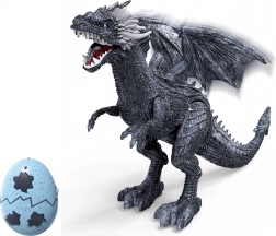 Dragon de gheață telecomandat cu efecte de fum, lumină și sunet 56 cm