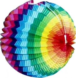 Lampion de hârtie rotund de 15 cm