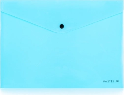 Mapă cu capsă A4 PASTELINI albastru pastel