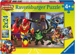 Puzzle Ravensburger Eroii în acțiune 2x24 piese
