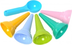 Set de forme colorate pentru cornete de înghețată cu porționator