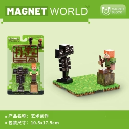 Set de construcție Lumea Magnetului Creație Creativă