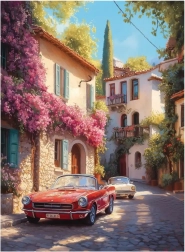 Puzzle Bougainvillea Street 1000 piese