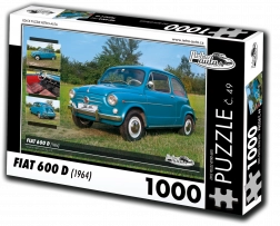 Puzzle RETRO-AUTA Fiat 600 D (1964) 1000 piese