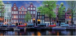 Puzzle panoramic Amsterdam 636 piese