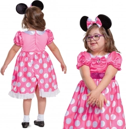 Costum DISNEY Minnie pentru copii cu dizabilități 109–123 cm (5–6 ani)