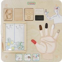 Masterkidz Placă Educațională - Simț Tactil Montessori