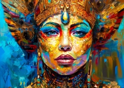 Enjoy puzzle Împărăteasa culorilor 1000 piese