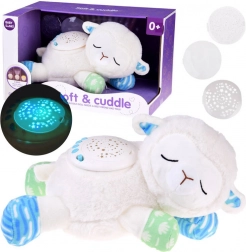 Lampă de proiecție mascotă miel ursuleț stele cântece de leagăn zgomot ZA4797