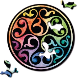 Curiosi puzzle rotund mini Picoli – Mugur, 33 piese