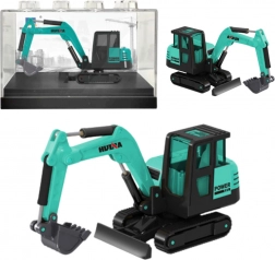 Model de colecție excavator pe șenile Huina verde 1:80