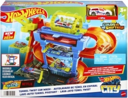 Hot Wheels City spălătorie auto Color Shifters cu tunel rotativ