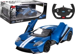 Mașină RC Ford GT cu telecomandă 1:14 cu uși deschise, albastră