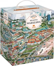 Puzzle Puzzlove Orașul Varșovia 1000 piese