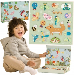 Puzzle magnetic cu animale CLASSIC WORLD