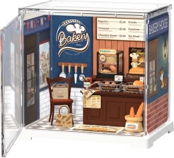 RoboTime Puzzle 3D din lemn mini brutărie – miniatură căsuță