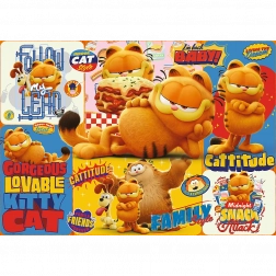 puzzle 1000 piese garfield – aventură (trefl)