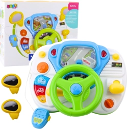 Simulator interactiv de condus pentru copii cu lumină și sunet