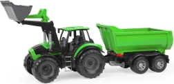 lena worxx tractor deutz-fahr cu remorcă și încărcător