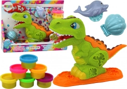 Dinosaurus Set plastilină 6 culori Delfin Scoică