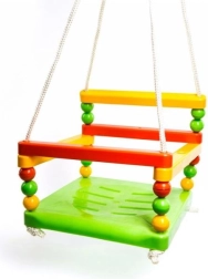 Leagăn pentru copii cu bară de siguranță