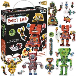 puzzle creativ 63 piese – robot lab