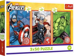 Puzzle 3x50 Disney Marvel The Avengers – eroul tău
