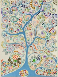 Puzzle RAVENSBURGER copac albastru, 1500 de piese