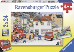 Puzzle Ravensburger Brigada de Pompieri 2x24 piese