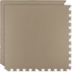 Covoraș de podea din spumă HUMBI 120 × 60, puzzle mari impermeabile, 2 bucăți, bej deschis