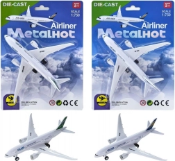 Avion din metal și plastic pentru copii 15 × 16,4 × 4,6 cm