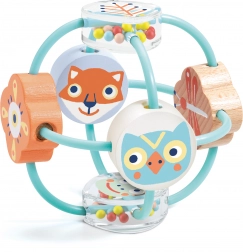 Jucărie zornăitoare Djeco BabyBali pentru copii de la 3 luni