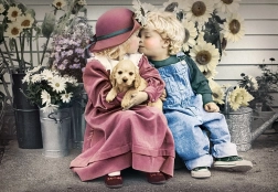 Puzzle 1000 piese Prima dragoste