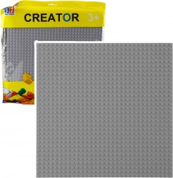 Placă de bază pentru cuburi, gri 25,5 × 25,5 cm