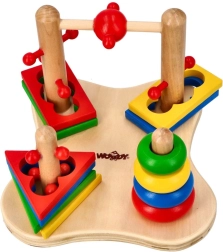 Puzzle motric 3D din lemn