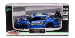 Model metalic MERCEDES‑AMG C 63 DTM 1:43 cu mecanism cu arc