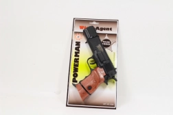 Pistol cu capse pentru copii Power Man, 22 cm