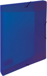 Cutie cu elastic Opaline albastră